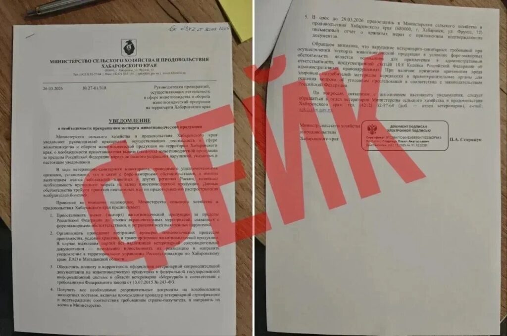 Фейковое сообщение получили предприниматели Хабаровского края